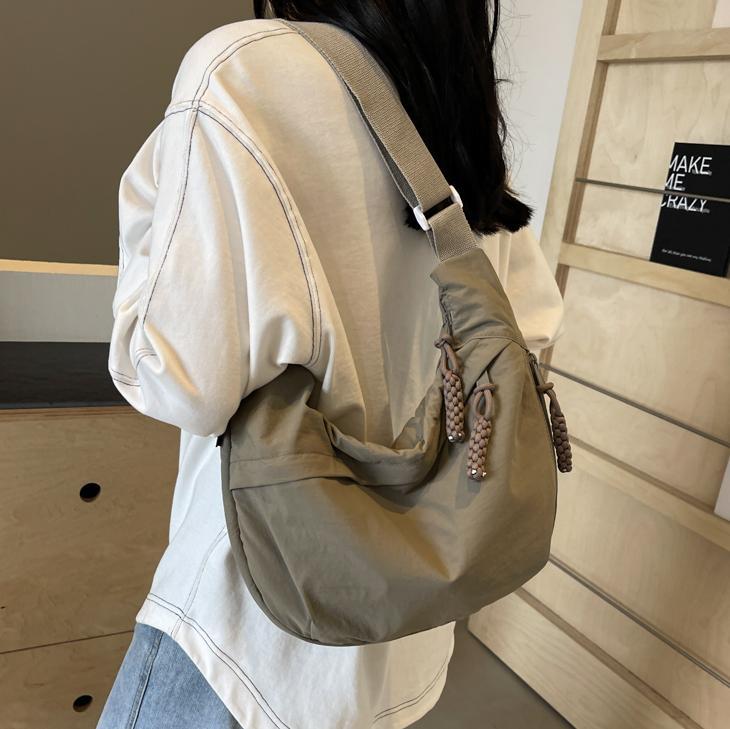 Practical Nylon Tote Bag with Organized Compartments