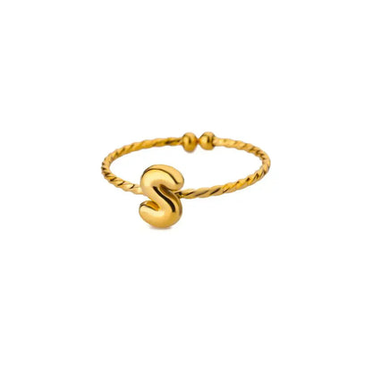 Customizable Engraved Monogram Ring