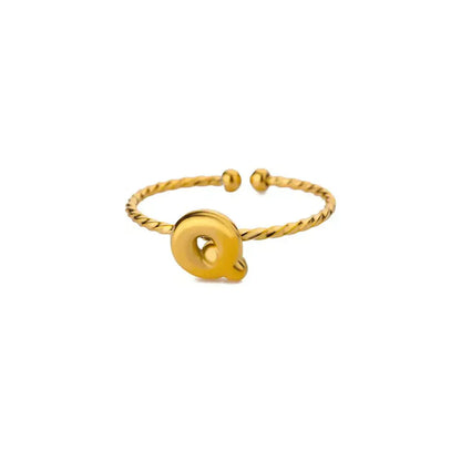 Customizable Engraved Monogram Ring