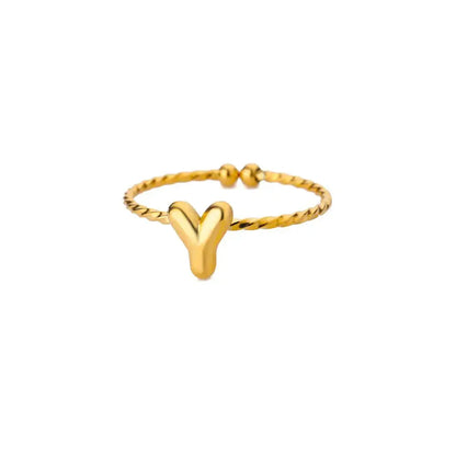 Customizable Engraved Monogram Ring