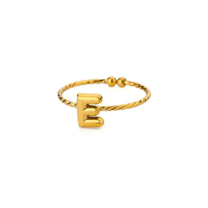 Customizable Engraved Monogram Ring