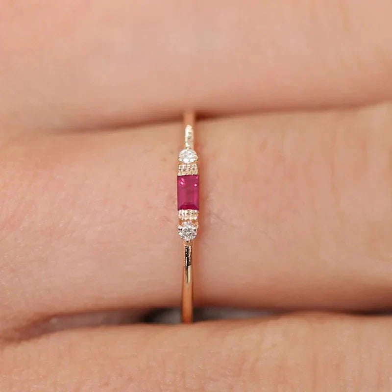 Elegant Single Stone Engagement Ring