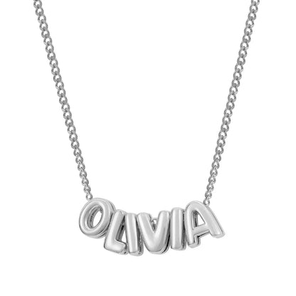 Dainty Engraved Personalized Name Necklace