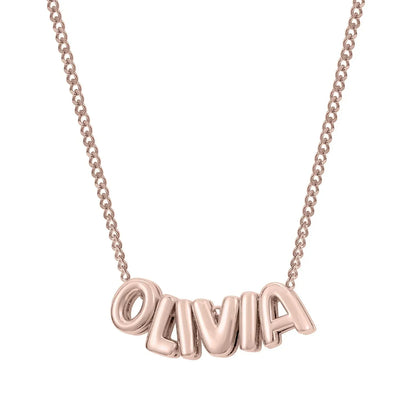 Customized Engraved Name Pendant Necklace