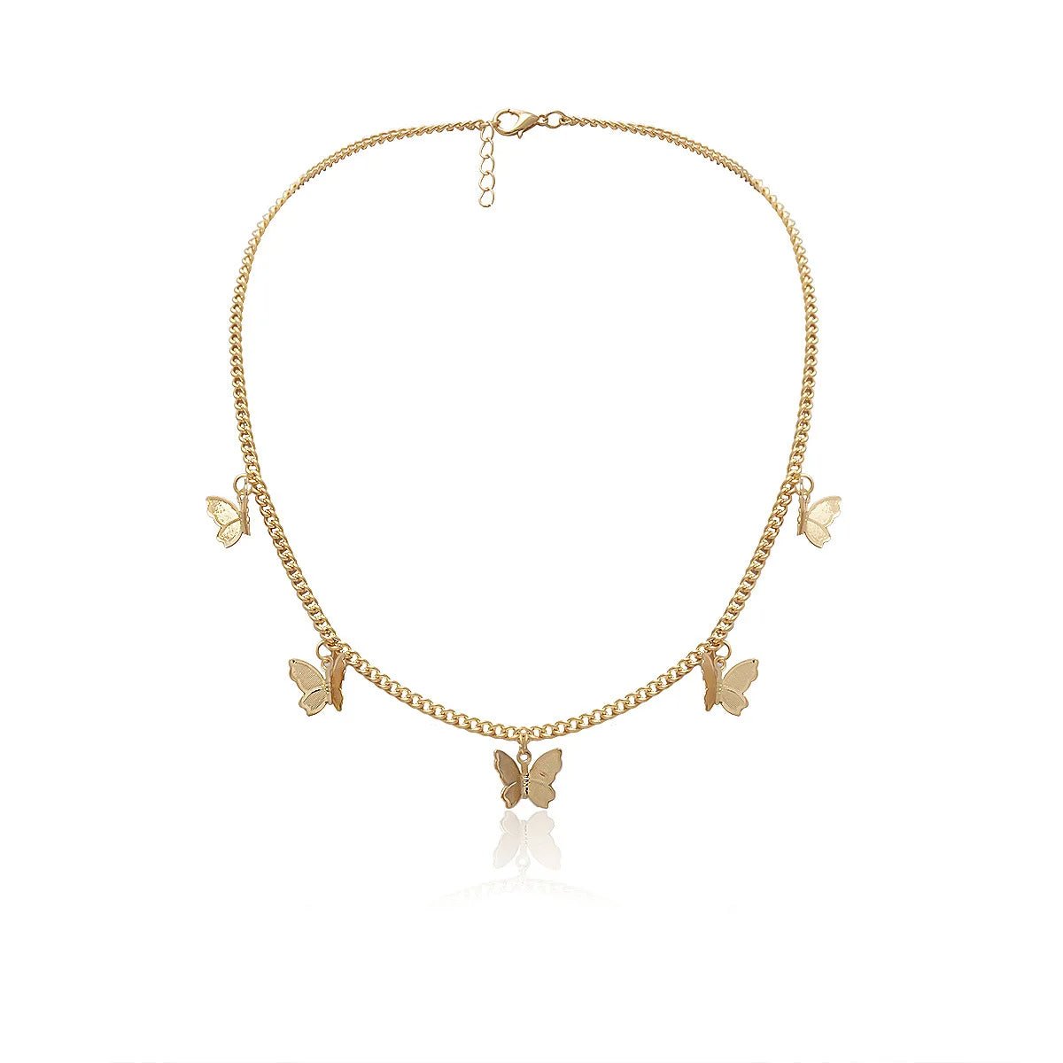 Dainty Feather Chain Necklace - Luxicro