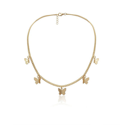 Dainty Feather Chain Necklace - Luxicro