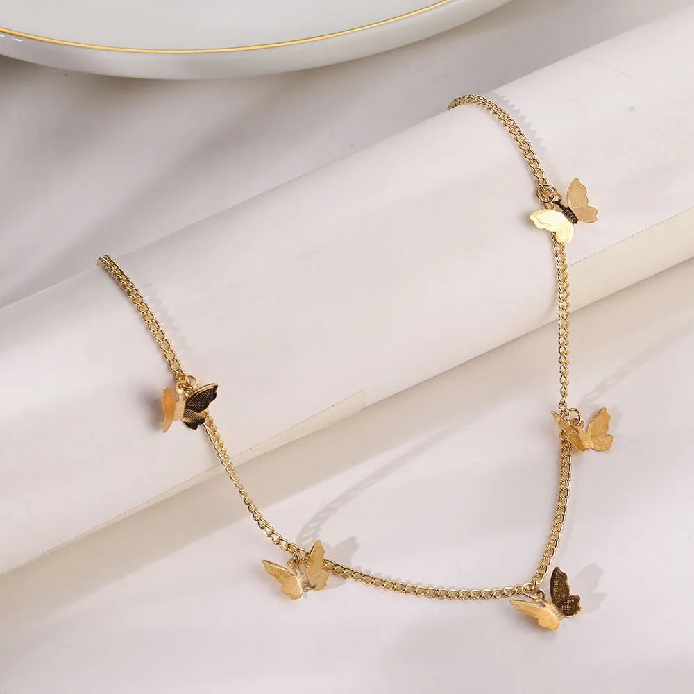 Dainty Feather Chain Necklace