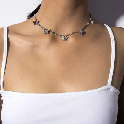 Dainty Feather Chain Necklace