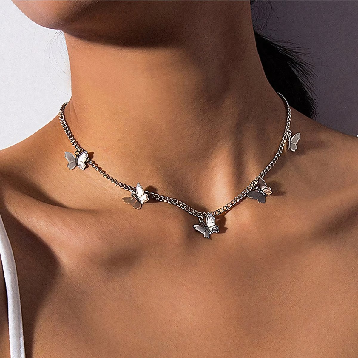 Dainty Feather Chain Necklace