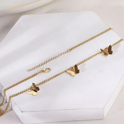 Dainty Feather Chain Necklace