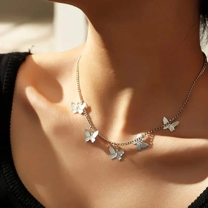 Dainty Feather Chain Necklace