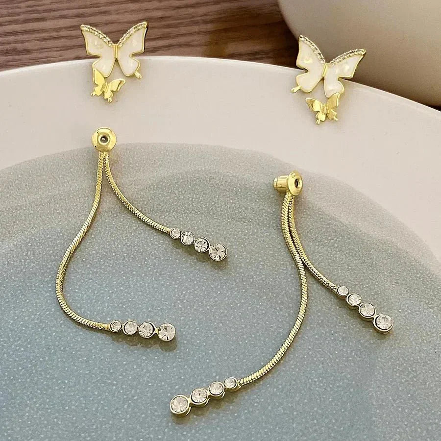 Dainty Wing Shaped Earrings