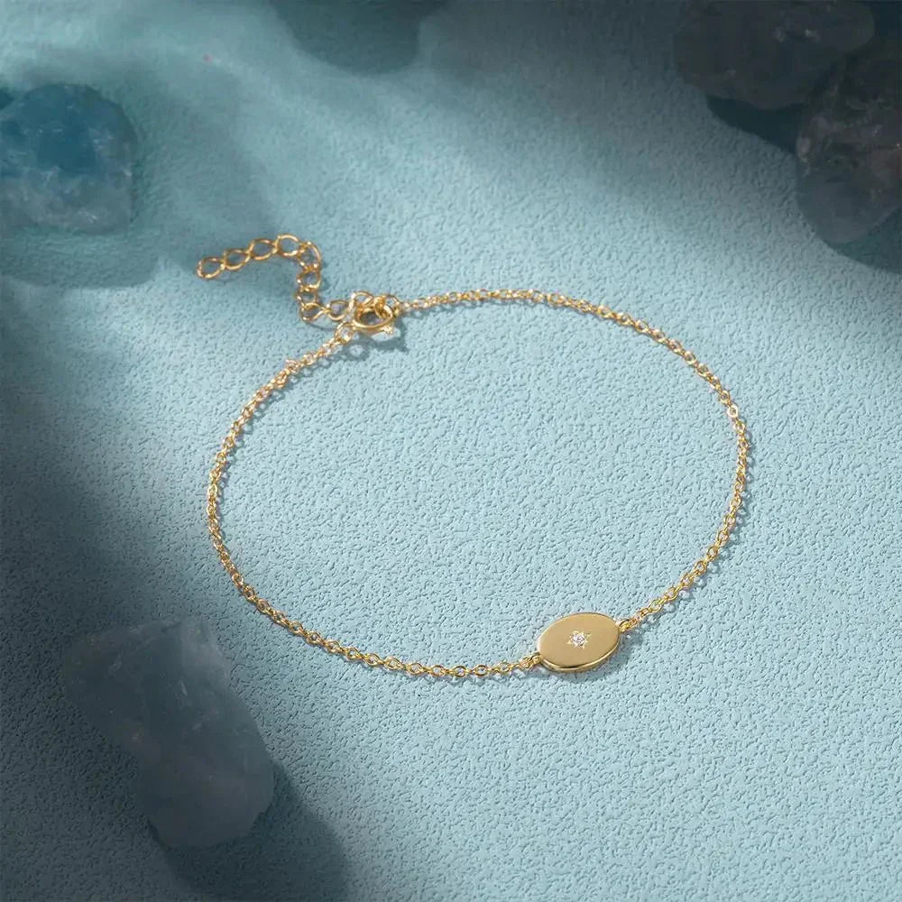Dainty Chain Sparkling Night Bracelet