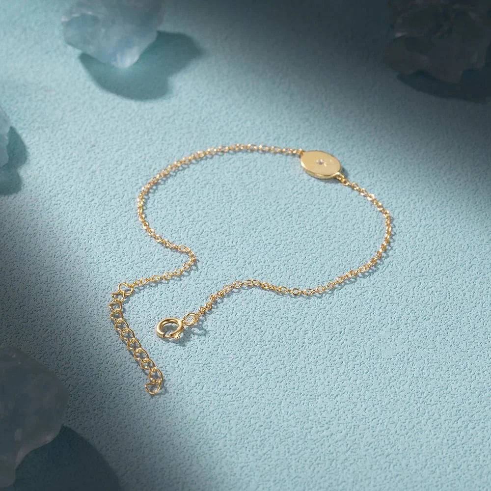 Dainty Chain Sparkling Night Bracelet