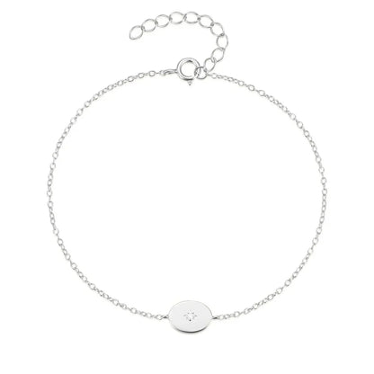 Dainty Sterling Star Accent Bracelet