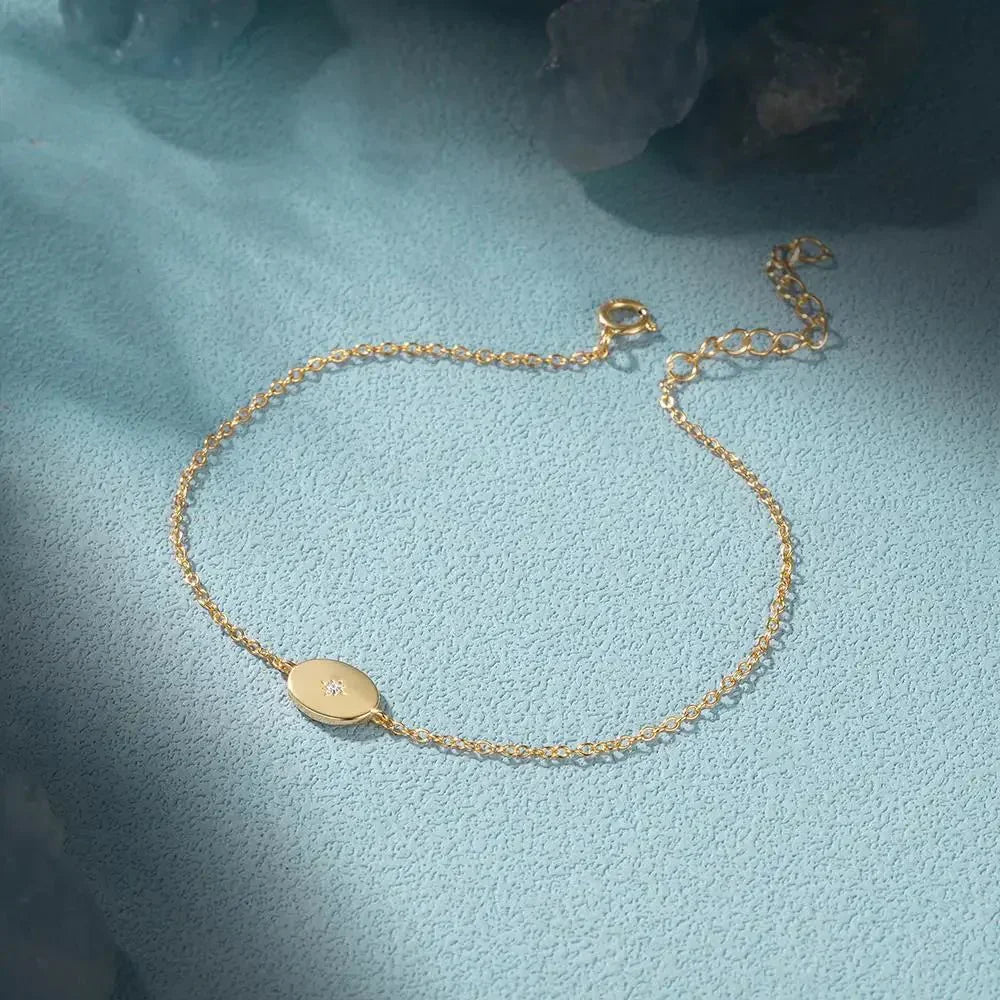 Dainty Chain Sparkling Night Bracelet
