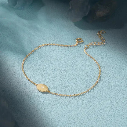 Dainty Chain Sparkling Night Bracelet
