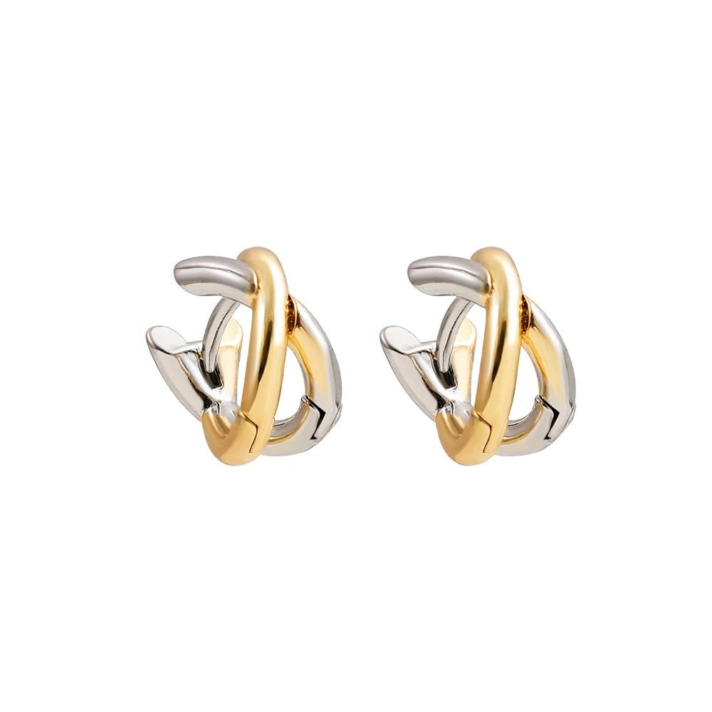 Small Cute Dangling Cross Earrings