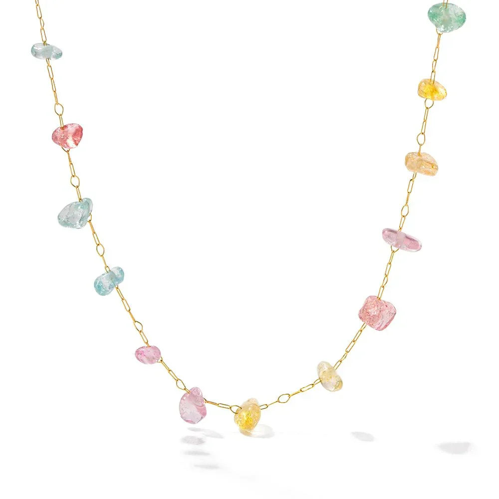 Elegant Shine Crystal Necklace Set