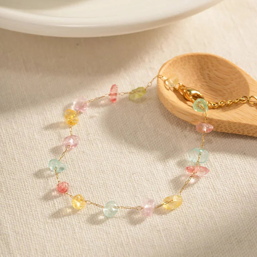 Elegant Shine Crystal Necklace Set