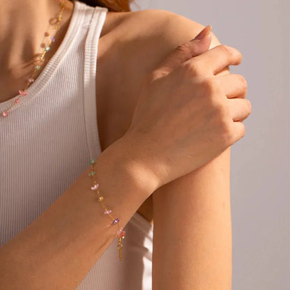 Elegant Shine Crystal Necklace Set