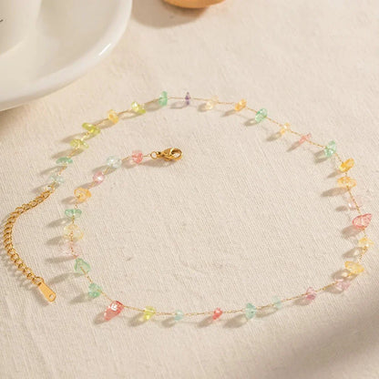Elegant Shine Crystal Necklace Set