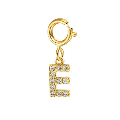 Elegant Initial Necklace Cuban Link Bracelet
