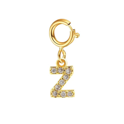 Elegant Initial Necklace Cuban Link Bracelet