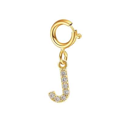 Elegant Initial Necklace Cuban Link Bracelet