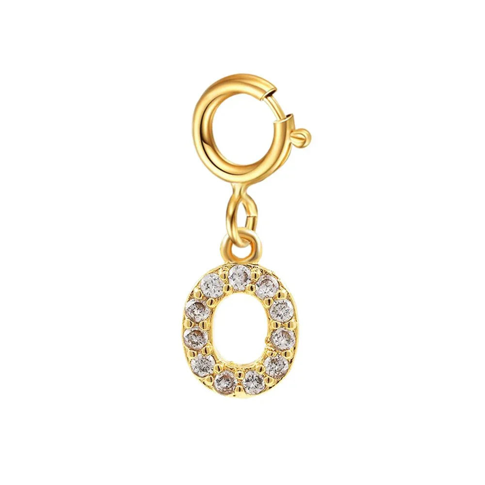 Elegant Initial Necklace Cuban Link Bracelet