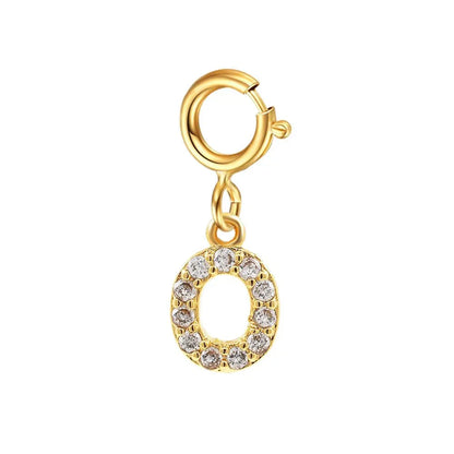 Elegant Initial Necklace Cuban Link Bracelet