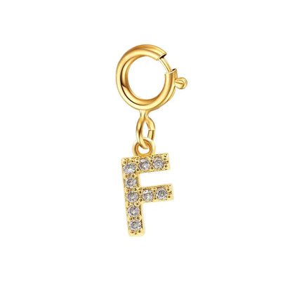 Elegant Initial Necklace Cuban Link Bracelet
