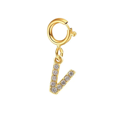 Elegant Initial Necklace Cuban Link Bracelet