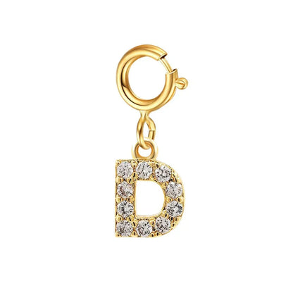Elegant Initial Necklace Cuban Link Bracelet