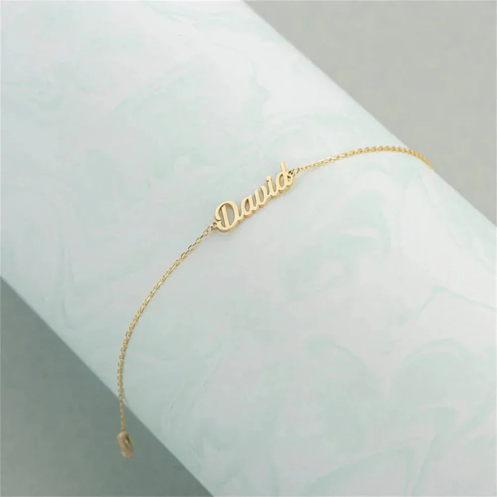 Customized Dainty Engraved Name Bangle