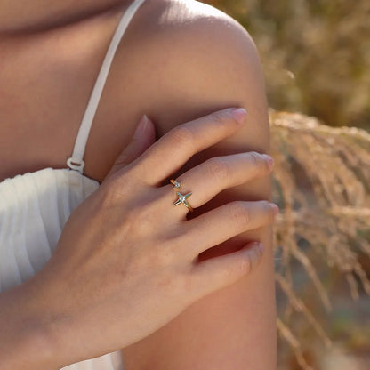 Slim Gold Stacking Diamond Rings
