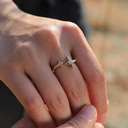 Slim Gold Stacking Diamond Rings