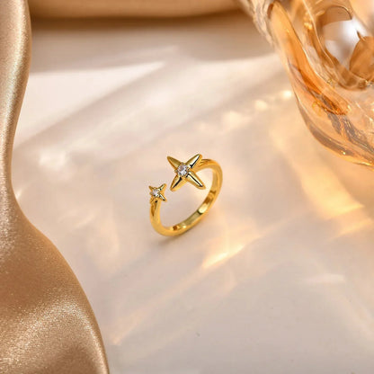 Slim Gold Stacking Diamond Rings