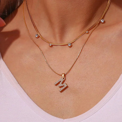 Dainty Silver Chain Bar Choker Necklace