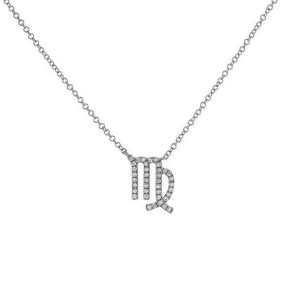 Dainty Zodiac Diamond Necklace Pendant