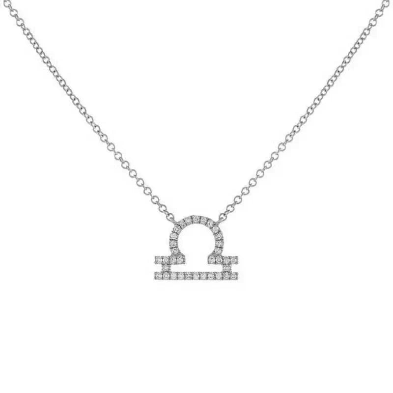 Dainty Zodiac Diamond Necklace Pendant