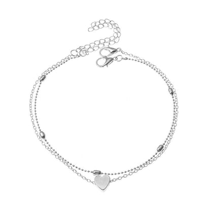 Dainty Hearts Anklet Charm