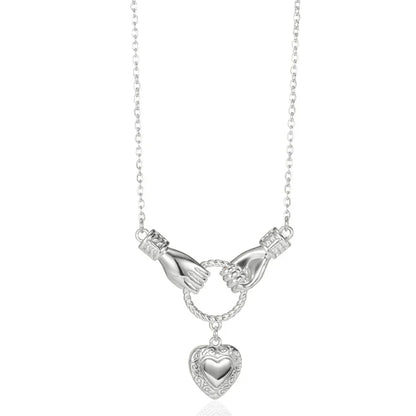Dainty Heart Shaped Chain Necklace