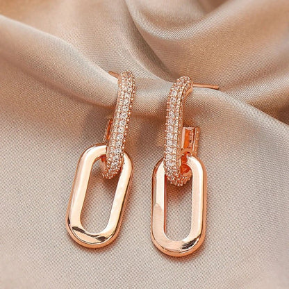 Beautiful Round Diamond Stud Earrings