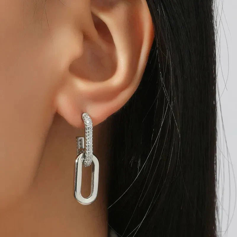 Beautiful Round Diamond Stud Earrings