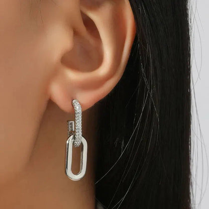 Beautiful Round Diamond Stud Earrings