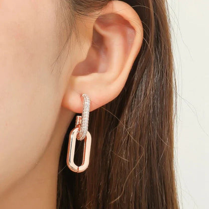 Beautiful Round Diamond Stud Earrings