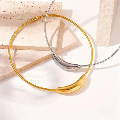 Dainty Elegant Chain Choker Necklace