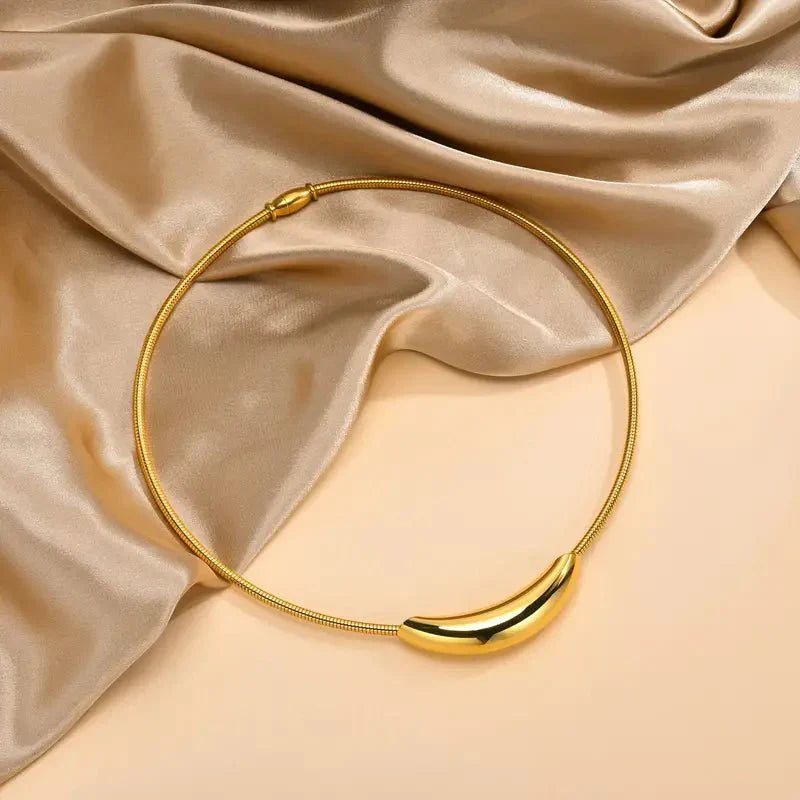 Dainty Elegant Chain Choker Necklace