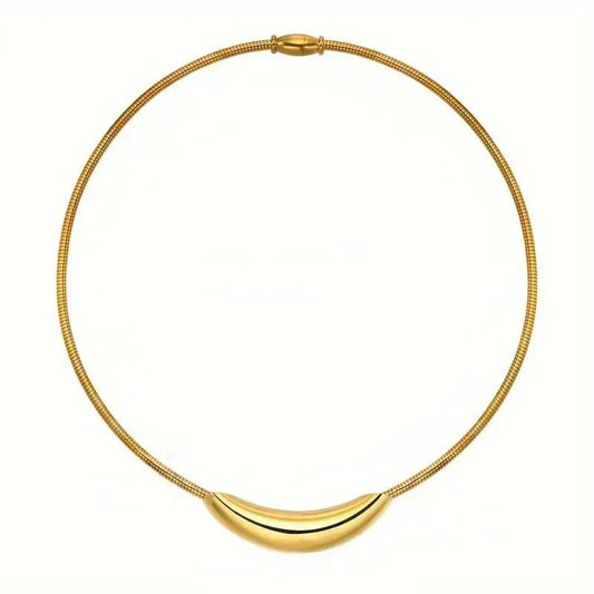 Dainty Elegant Chain Choker Necklace - Luxicro